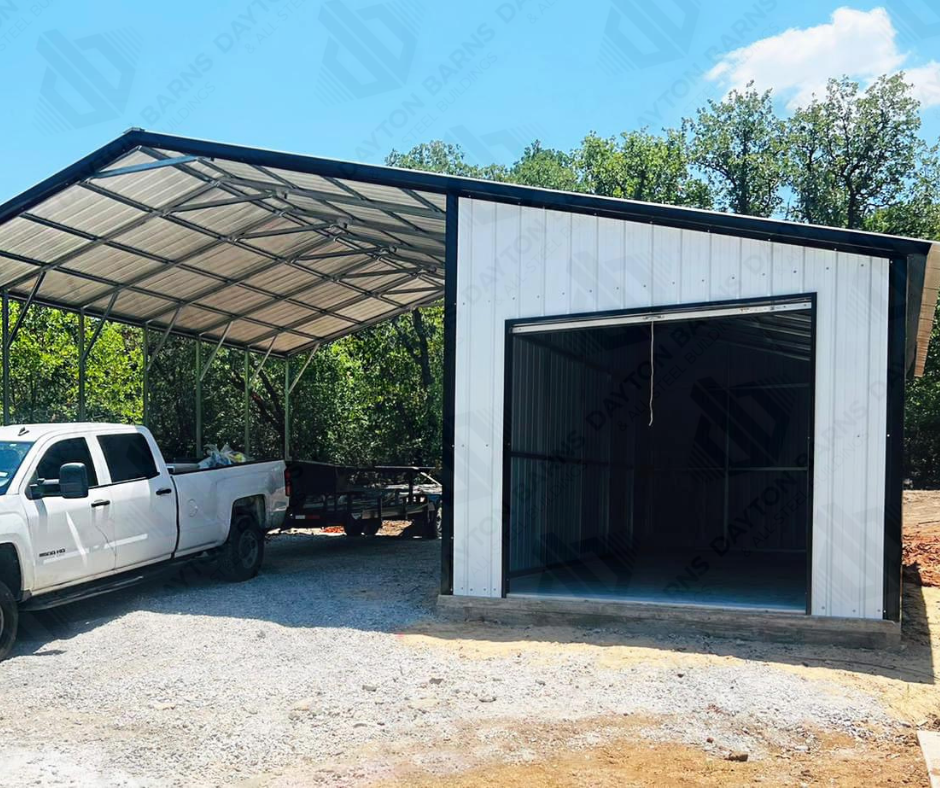 Combo Garage Carport In Broadlands Va Dayton Barns