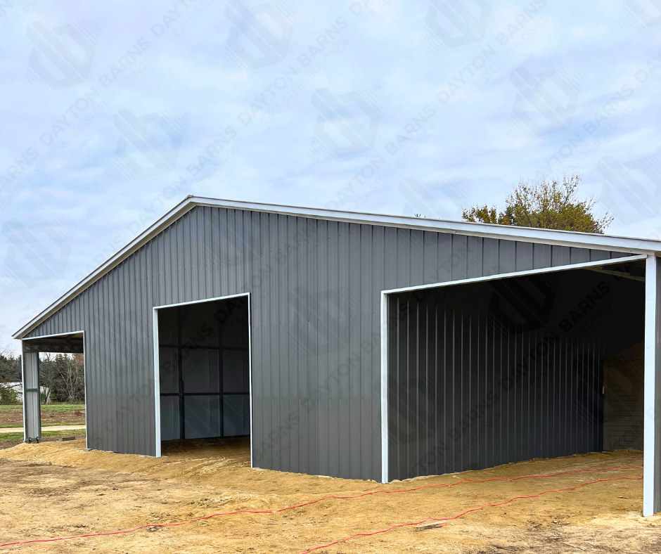 Raised Center Barns in Farmers Branch - Dayton Barns